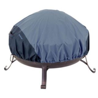 Classic Accessories Belltown 44 in. Skyline Blue Round Patio Fire Pit Cover 55 284 025501 00
