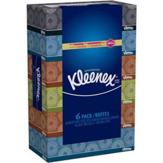 Kleenex Everyday Facial Tissues, 85 sheets, (Pack of 6)