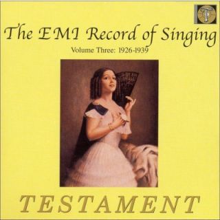The EMI Record of Singing, Vol. 3 1926 1939 (Box Set)