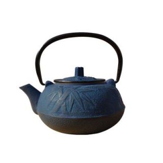 Old Dutch 20 oz. Cast Iron Osaka Teapot in Blue 1012BL