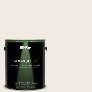 BEHR MARQUEE 1 gal. #QE 25 Salt Crystal Semi Gloss Enamel Exterior Paint 545001