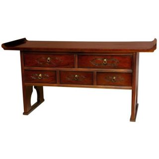 Oriental style 5 drawer Scholars Table (China)  