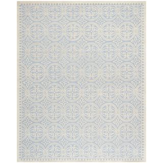 Safavieh Cambridge Silver and Ivory Rectangular Indoor Tufted Area Rug (Common 9 x 12; Actual 108 in W x 144 in L x 0.75 ft Dia)