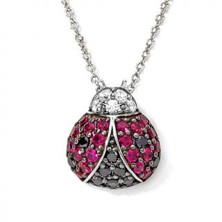 Jean Dousset 1.05ct Absolute™ "Ladybug" Pendant with 18" Chain   7608592