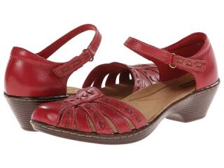 Clarks Wendy Estate Red Leather, Shoes