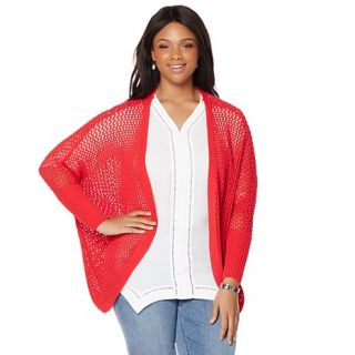Melissa McCarthy Seven7 Knit Cocoon Sweater   7956341