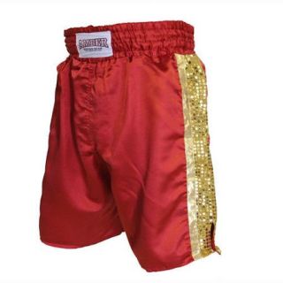 Amber Sporting Goods Mexican Style Boxing Shorts in Red