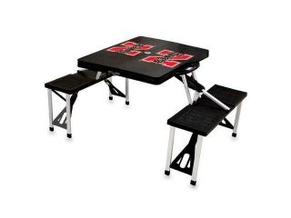 Picnic Time PT 811 00 175 404 0 Nebraska Cornhuskers Picnic Table in Black