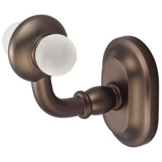 Water Creation Glass Series Single Robe Hook in Oil Rubbed Bronze BA 0006 03