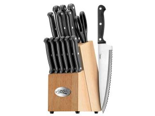 Rosewill RHKN 13003 8 Piece Stainless Steel Knife Cutlery Block Set