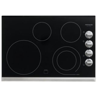 Frigidaire Gallery Gallery 30 in. Smooth Electric Cooktop in Stainless Steel with 4 Elements FGEC3045PS