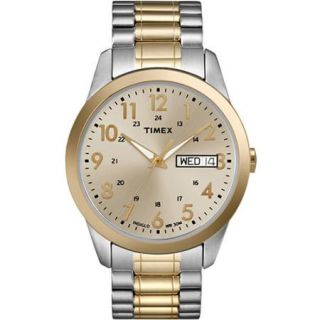 Timex Men's South Street Sport Watch, Two Tone Stainless Steel Expansion Band