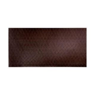 Fasade 96 in. x 48 in. Quilted Decorative Wall Panel in Smoked Pewter S54 27