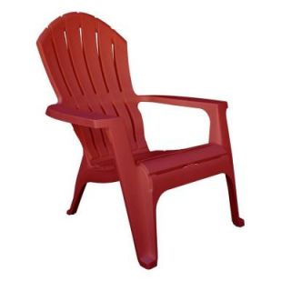 RealComfort Brickstone Red Patio Adirondack Chair 8371 95 4300