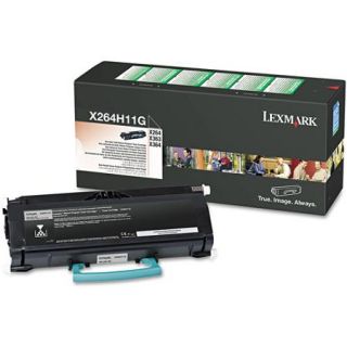 Lexmark X264H11G Black High Yield Toner Print Cartridge