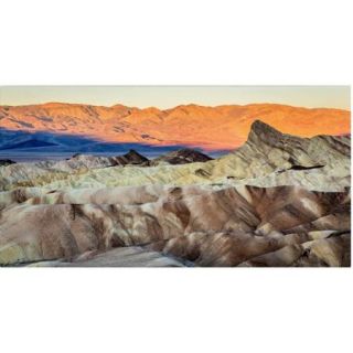 Trademark Fine Art "Zabriskie Point Sunrise" Canvas Art by Pierre Leclerc