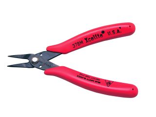 Xcelite 378M 5 1/2" Thin Profile, Long Reach Electronic Pliers with Serrated Jaws