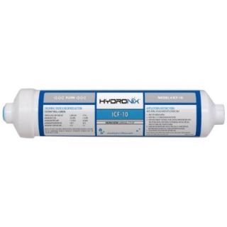 HYDRONIX 9 3/8 in. x 3 7/8 in. Inline Coconut Carbon Filter HYDRONIX ICF 10