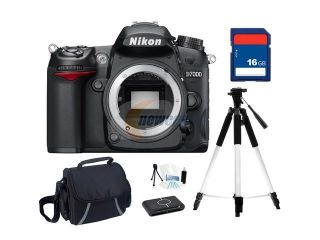 Nikon D7000 16.2MP DX Format CMOS Digital SLR Camera   Body Only, Beginner's Bundle Kit, 25468