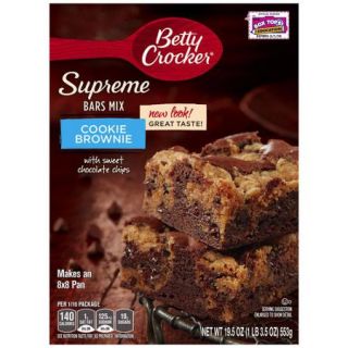 Betty Crocker? Cookie Brownie Supreme Bars Mix 19.5 oz. Box