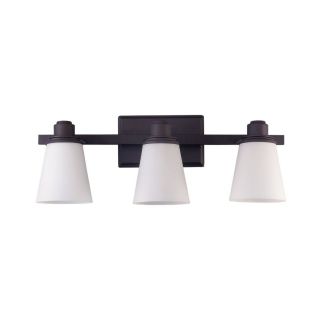 Canarm 3 Light Chatham Oil Rubbed Bronze Bathroom Vanity Light