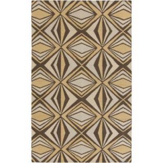 Surya Voyages Gold 5 ft. x 8 ft. Indoor Area Rug VOY57 58