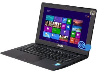 Refurbished ASUS X200CA DB01T 11.6” Touchscreen Notebook Intel Celeron 1007U (1.5GHz), 2GB Memory, 320GB HDD, Windows 8