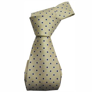 Dmitry Mens Yellow Italian Silk Patterned Tie 2ed6ef8c 512a 48d5 875f