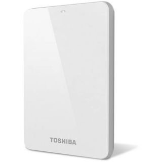 Toshiba Canvio Connect 2TB Portable Hard Drive, White (HDTC720XW3C1)