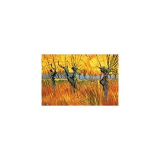 Pollard Willows at Sunset Print (Unframed Paper Poster Giclee 20x29)