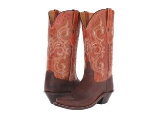 Old West Boots LF1543 Brown Truffle/Antique Waxy Red