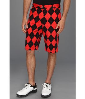 Loudmouth Golf Red And Black Short