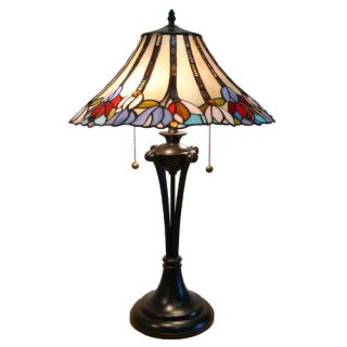 Fine Art Lighting Tiffany 26 H Table Lamp with Bell Shade