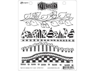 Dyan Reaveley's Dylusions Cling Stamp Collection Further Around The Edge