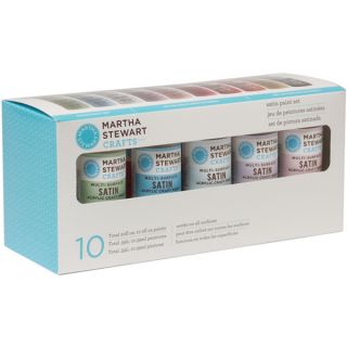 Martha Stewart Pearl and Metallic 10 Color Acrylic Craft Paint Set