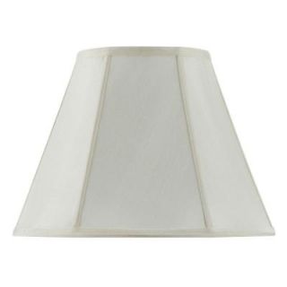CAL Lighting 13 in. Eggshell Fabric Empire Lamp Shade SH 8106/18 EG