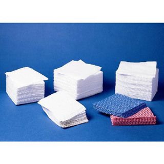 Medline Disposable Deluxe Dry Washcloths 13 x 20 inches (Case of 300