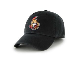 Ottawa Senators 47 Brand Black The Franchise Fitted Hat Cap (S)