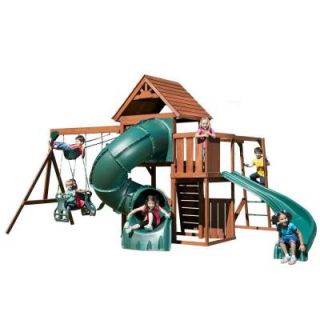 Swing N Slide Playsets Grandview Twist Wood Complete Playset PB 8272T