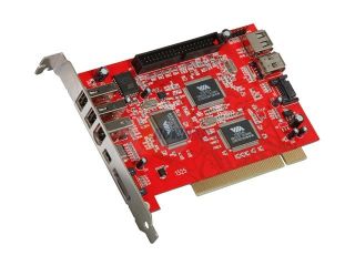 PPA Model 9783D PCI to 1394 / USB / SATA Card  Add On Card
