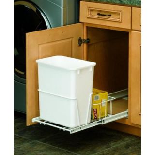 Rev A Shelf 20 quart Vanity Waste Container with Basket DISCONTINUED RV 14PB S