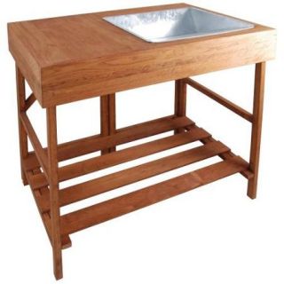 Esschert Design Hardwood Potting Table