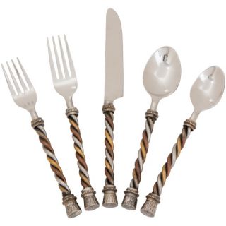 GG Collection 20 Piece Twisted Flatware Set   Flatware