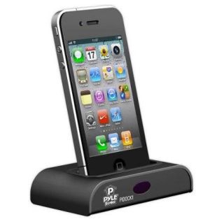 Pyle Audio PYRPIDOCK1B Pyle Home PIDOCK1 Universal iPod/iPhone Docking Station for Audio Output, Charging, Sync with iTunes and Remote Control