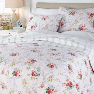 Anna Griffin® Reversible Floral 3 piece Quilt Set   7624758