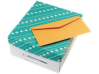 Quality Park 25762 Kraft Envelope, Contemporary, #16, Light Brown, 500/Box