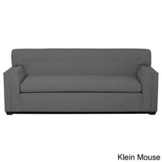 inncdesign Maisy Button tufted Contemporary Sofa klein mouse
