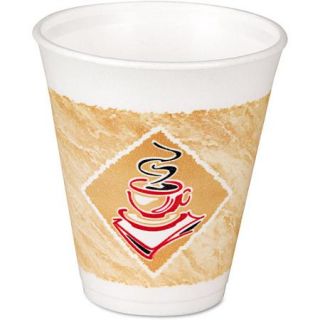 Dart Cafe G 8 Ounce Foam Hot/Cold Cups, 1000ct