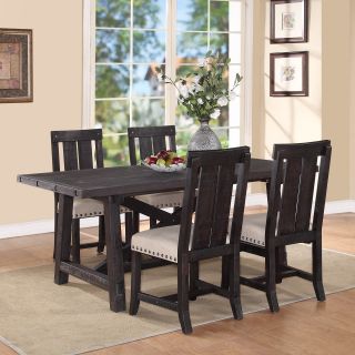 Modus Yosemite 5 Piece Rectangular Dining Table Set with Wood Chairs   Dining Table Sets
