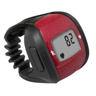 HealthSmart Heart Rate Monitor Ring in Red 03 401 000